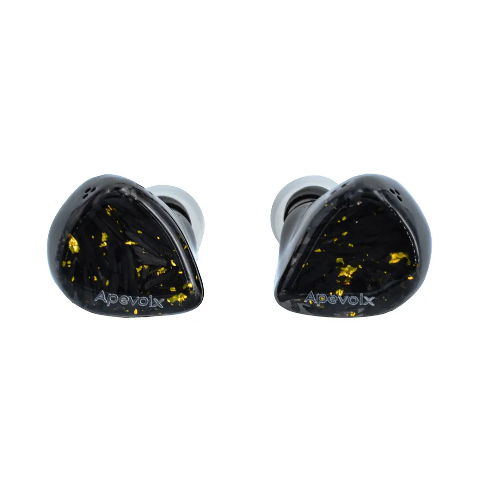 Apevoix Grit IEM Hifi Earphones 1DD + 4BA + 1BC Tribrid Wired