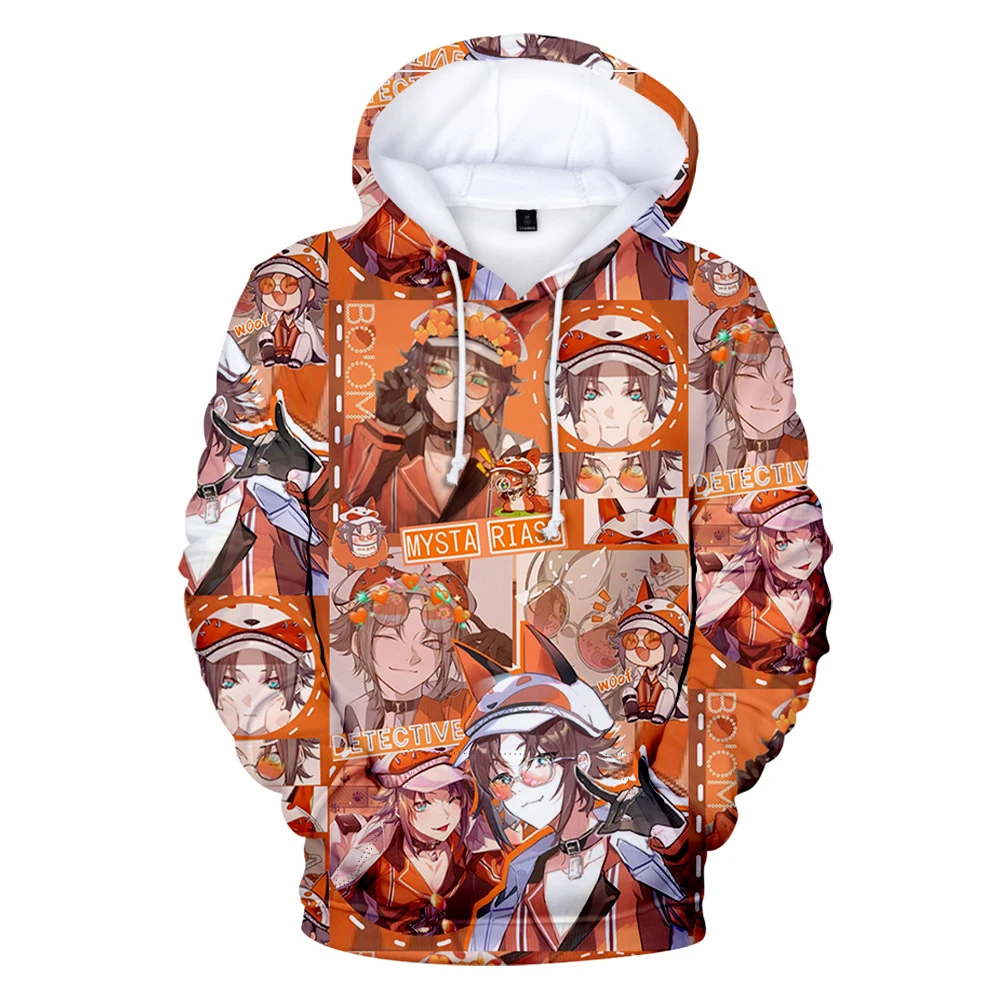 

Толстовка с капюшоном для мужчин и женщин HOLOLIVE VTuber хита Rias Merch