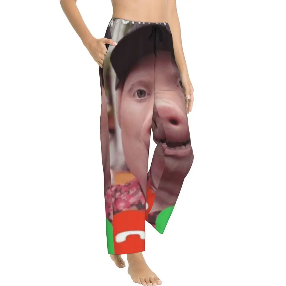 Custom John Pork Women Pajama Pants Lounge Sleep Sleepwear Bottoms With Pockets_ecoleips.com