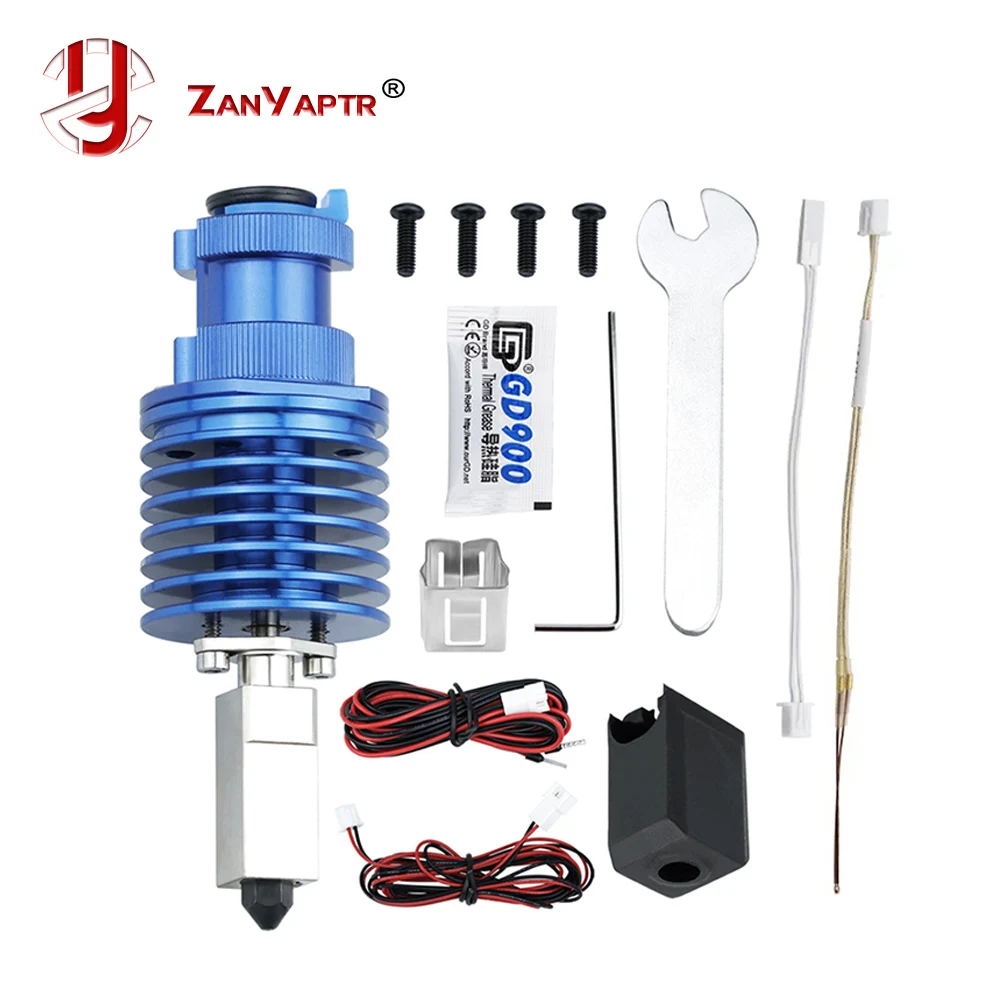 

Модернизированная V6 Hotend Kit 300 °C высокоскоростная печатающая головка для принтера Ender 3/Ender 3 PRO/VORON 2,4, высококачественный экструдер J-Head для Ender 3 V2/CR10