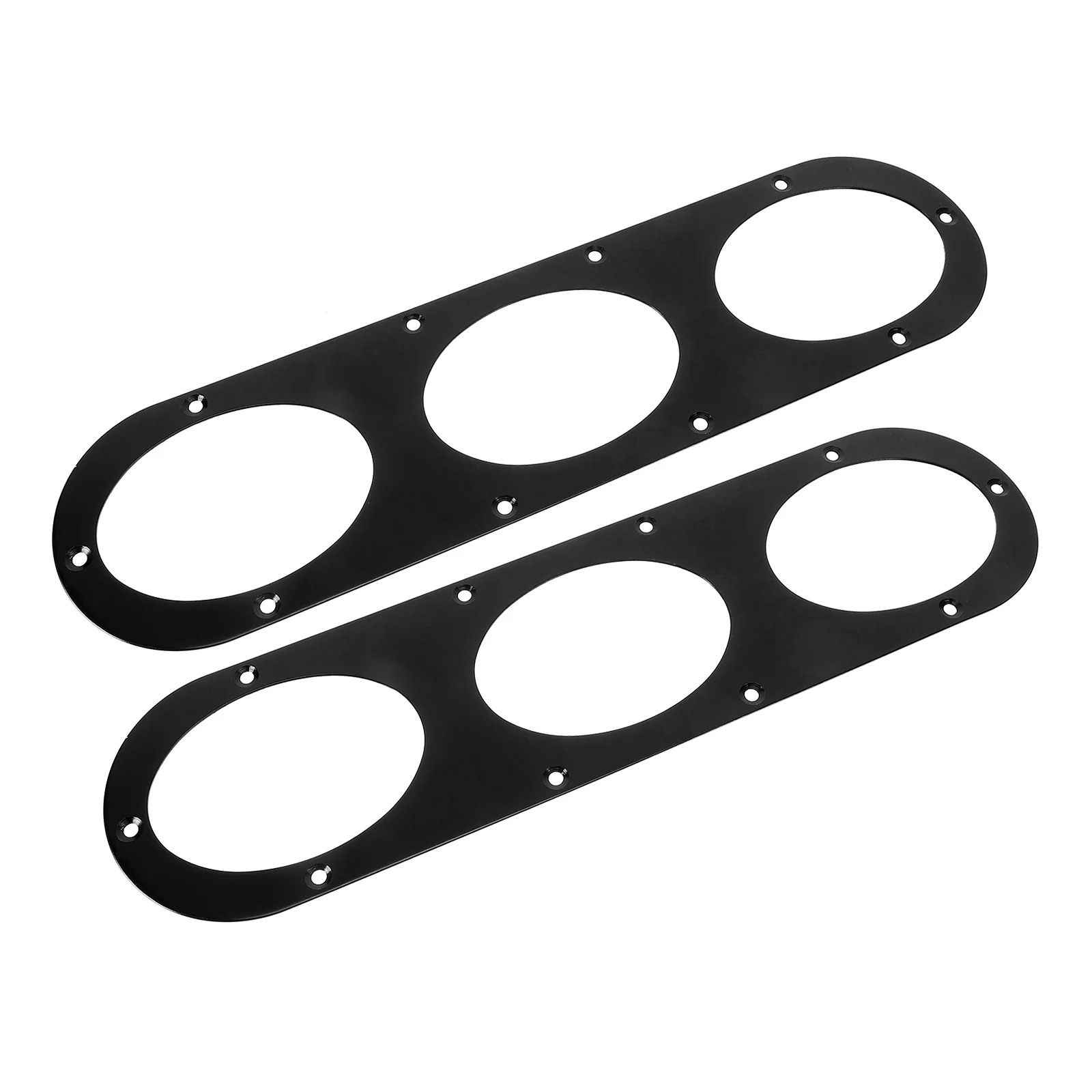 

2 Pcs Aluminum Alloy Car Modified Spoiler Automotive Air Diversion Diffuser Panel