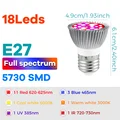 E27 Red Blue 18W