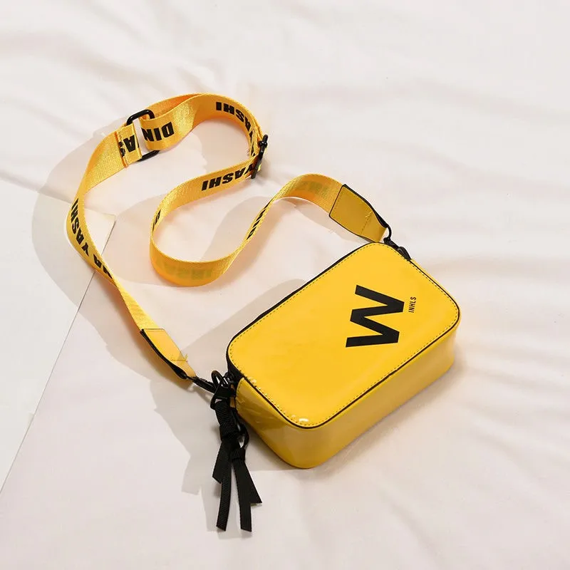 Women's Bag 2025 Trend Crossbody Bags Letter W Wide Straps