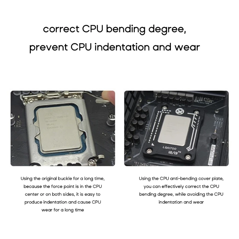 

Fixing Buckle Frame for LGA1700 Intel12Gen 1700 CPU Bending Corrector Fixer H7EC