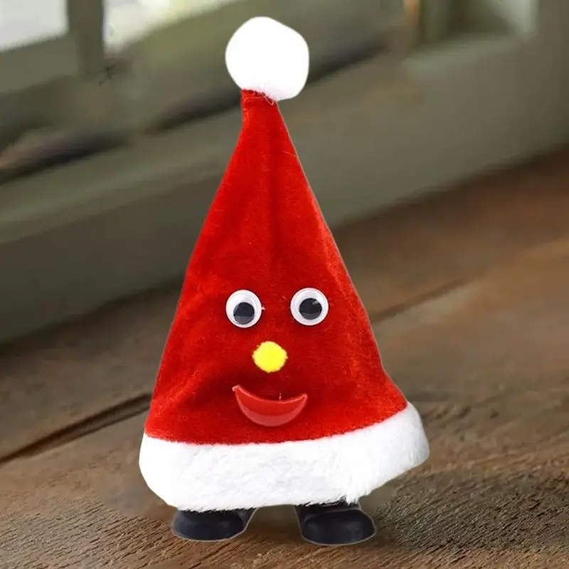 Dancing Christmas Hat Dancing Christmas Tree Plush Toy Interactive Swing Moving Animated Tree Hat For Toddler Kid
