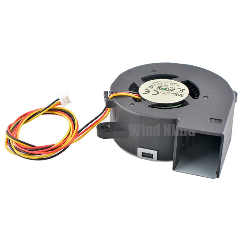 터보팬 냉각 팬 B126015SH BCQ15aR - 프로젝터 오븐 및 고속 방열용 60mm DC12V 0.3A 3핀