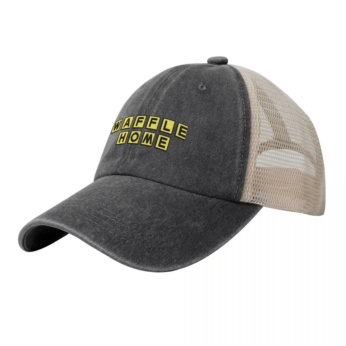 

Waffle Home Cowboy Mesh Baseball Cap Vintage Military Cap Man Hat Luxury Brand Golf Hat Man Women Hats Men's