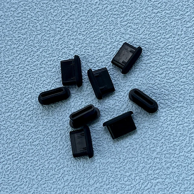 Tapones antipolvo de silicona tipo C, cubierta protectora de puerto de carga USB para teléfono, tapa antipolvo para Samsung, Xiaomi y Huawei, 10, 30 y 50 unidades 4