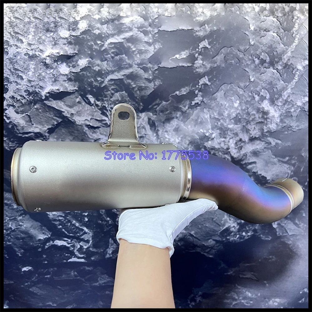 Titanium Alloy for Kawasaki ZH2 2020-2023 H2 H2SX H2SX SE Handmade Motorcycle Exhaust Slip-on Link Pipe Escape Moto Muffler - Image 6