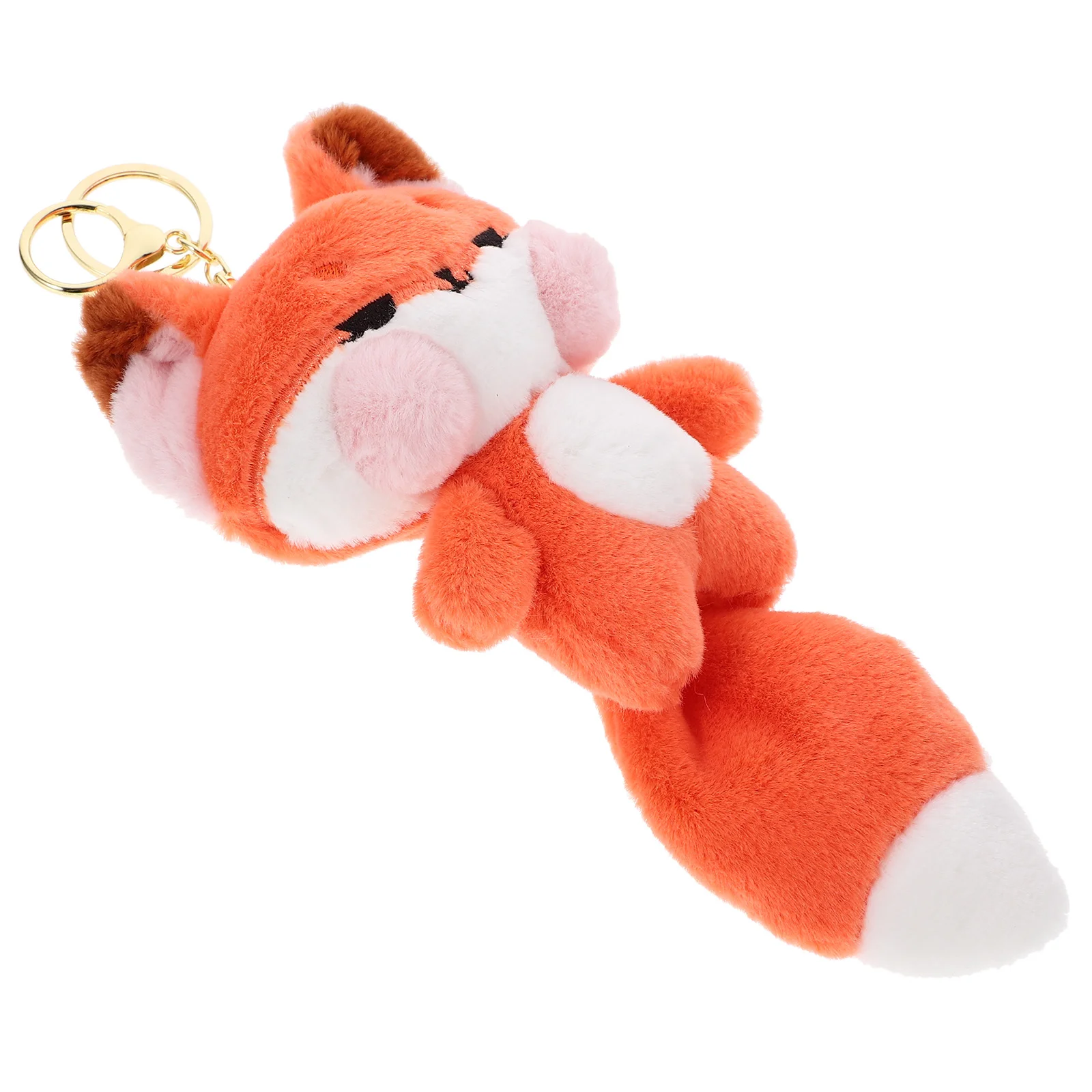 

Backpacks Fox Keychain Adorable Fluffy Plush Accessories Cute Bag Pendant Keychains For Car
