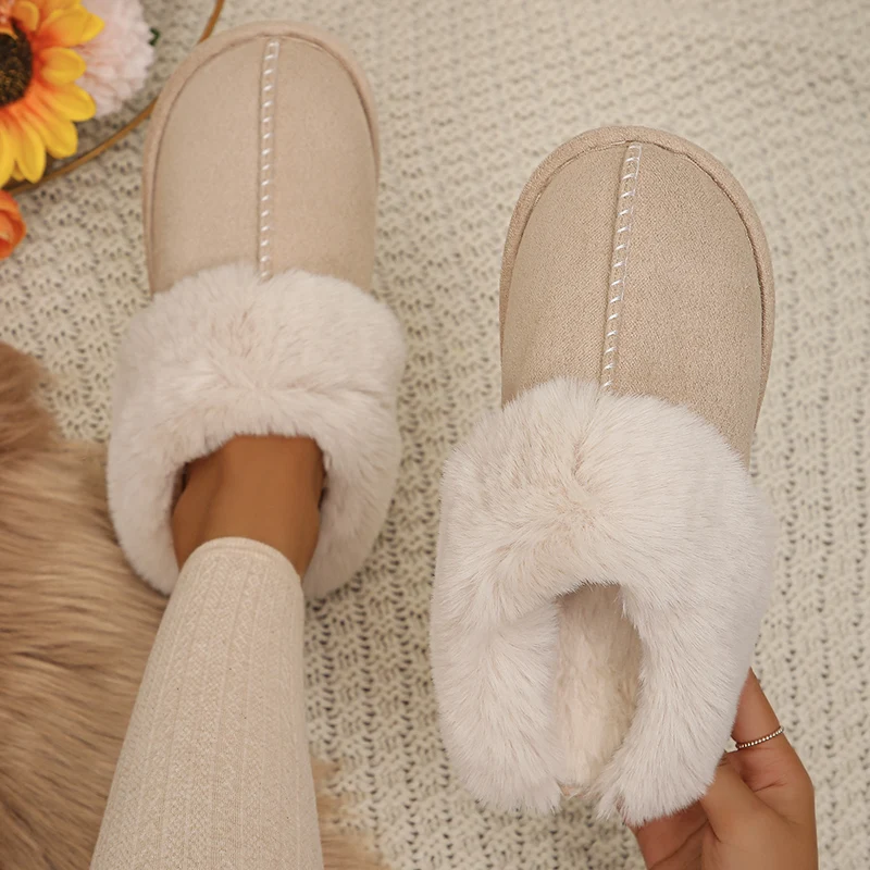 JIANBUDAN scarpe di cotone per la casa in peluche ... – Grandado