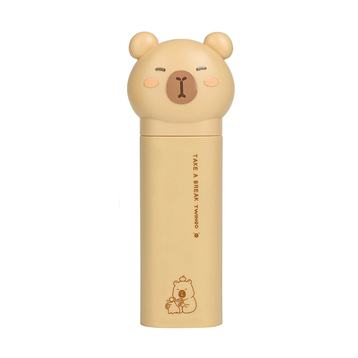Charming Bear Pencil Case - Portable Standing Pen Holder & Spacious Stationery Organizer