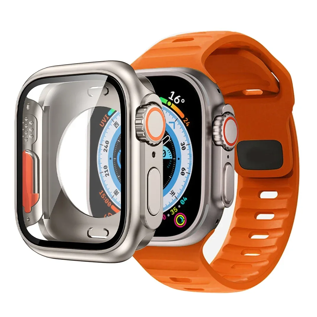 Silicone Smart Bracelet with Ultra Protective Case