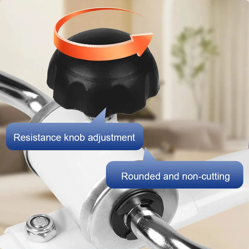 Portable Pedal Exerciser Mini Arm Leg Exercise Bike with Adjustable Resistance Home Bike Trainer Under Desk Indoor Cycling Bikes