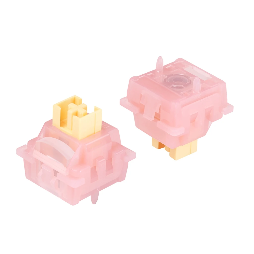 Outemu Peach Silent Magnetic Switch 2핀 프리루브드 40g 작동력 키스트로크 조정 가능한 FPS 게임 AULA MCHOSE에 적합
