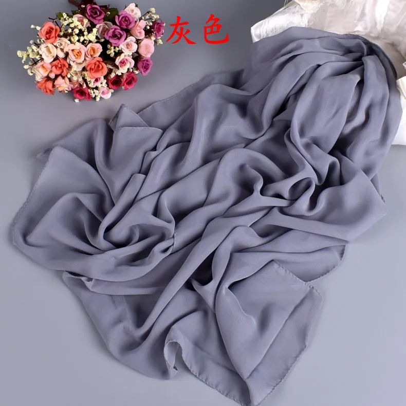 women's long chiffon scarf