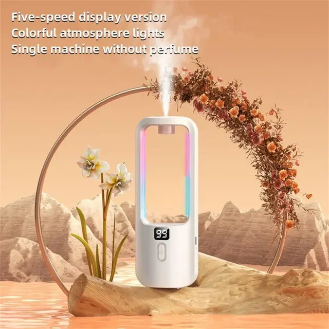 50ML Air Humidifier Ultrasonic Mini Aromatherapy Diffuser Portable Sprayer USB Essential Oil Atomizer LED Lamp for Home Car 6