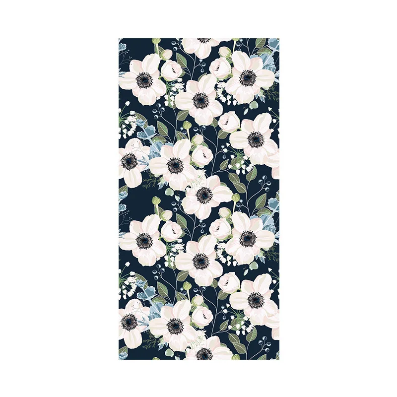 americano retro floral papel de parede rolo 03