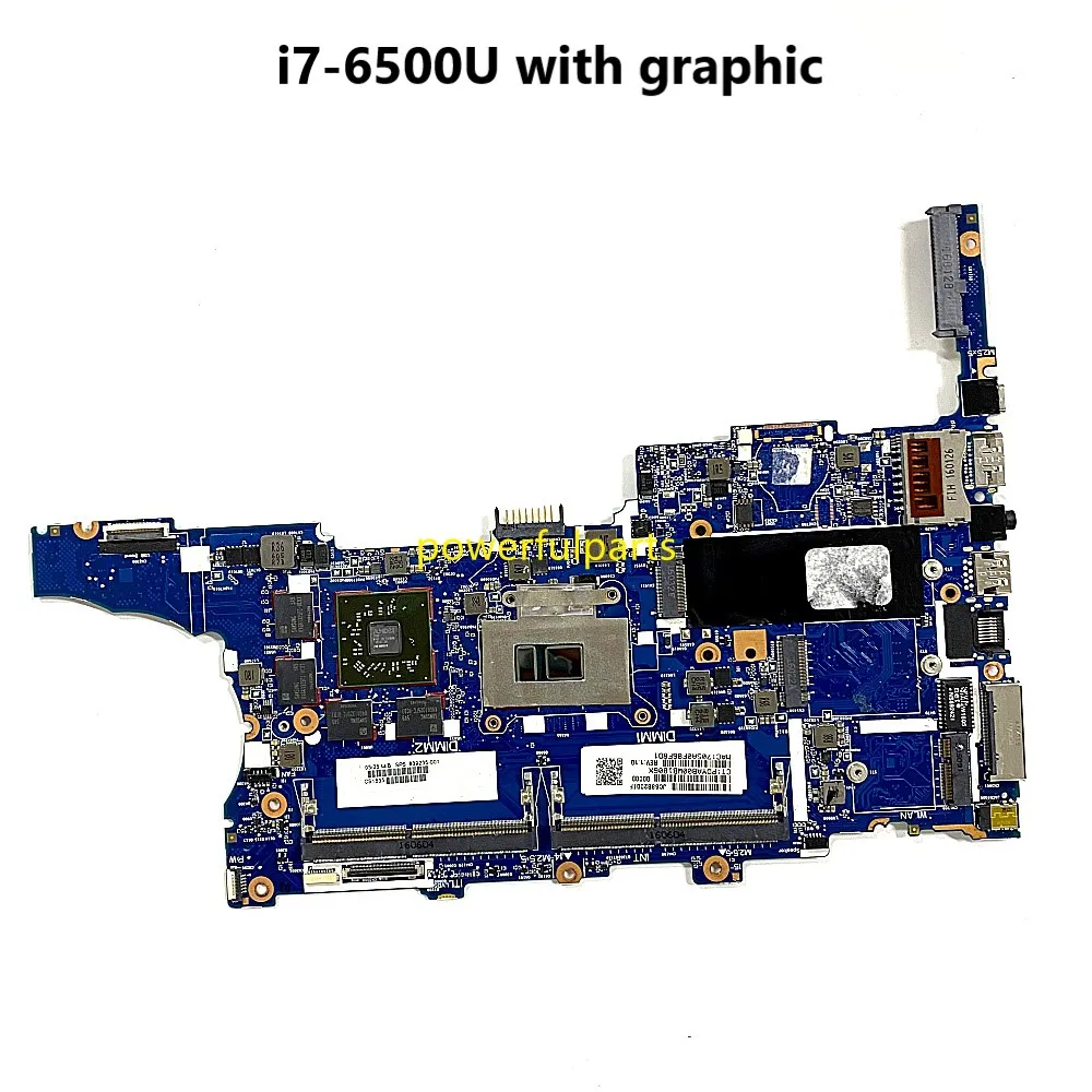 

Материнская плата для HP ZBook 15u G3, 100% рабочий процессор с графикой 839235-001 839235-601 6050A2728501-MB-A01, протестирована, ОК