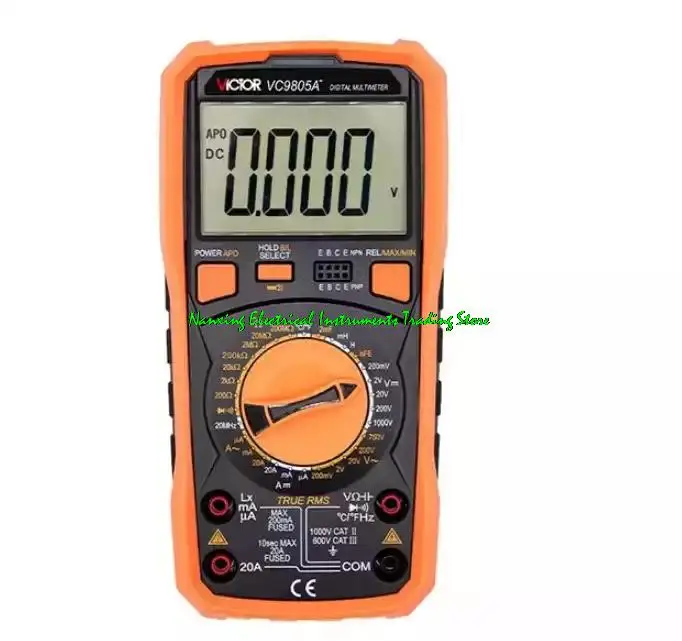 

VC9805A+/VC9806+/VC9807A+ Digital Multimeter Manual Range True RMS High Precision Capacitor Frequency Resistance Tester