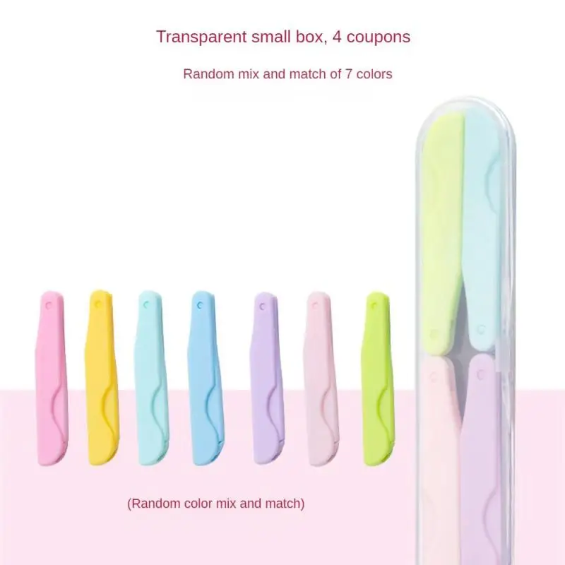 New Mini Macro Blade Eyebrow Knife Easy To Carry Foldable Retractable Eyebrow Scraper For Novice Folding Eyebrow Knife 3