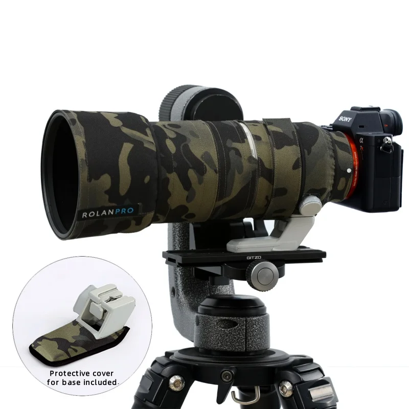 ROlanpro-レンズ付き防水カモフラージュコート,70200gm2,ysonfe用