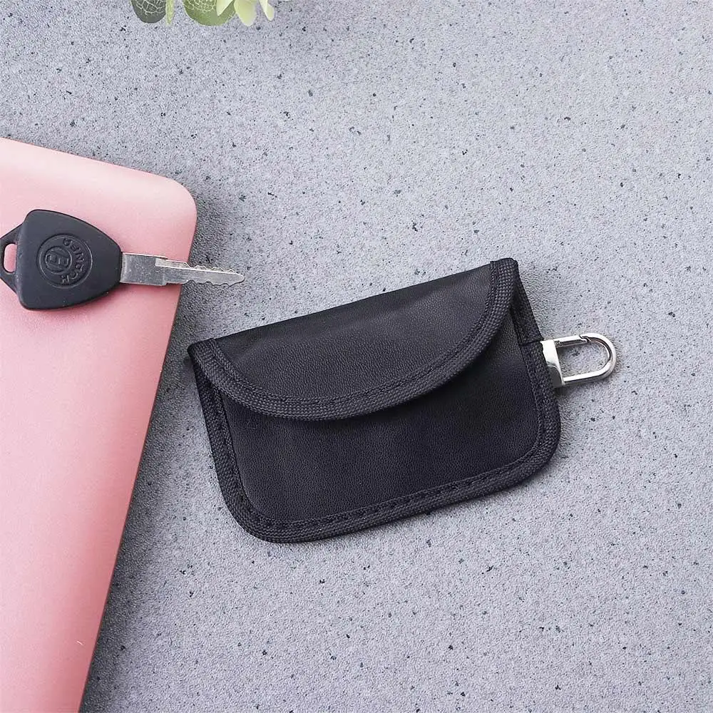 

RFID Signal Phone Radiation Protection Car Signal lock Blocker Case Signal Blocking Bag Car Keys Bag Shielding Pouch