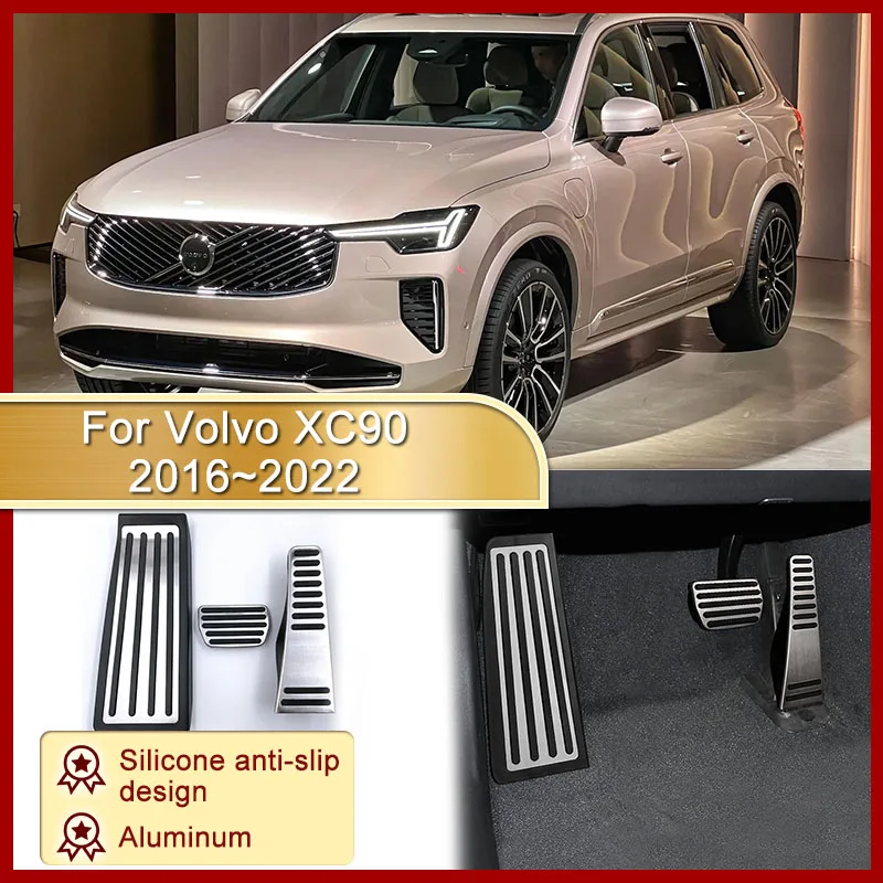 For Volvo XC90 2016~2022 2017 2018 2019 2020 2021 Stainless AT MT Car ...