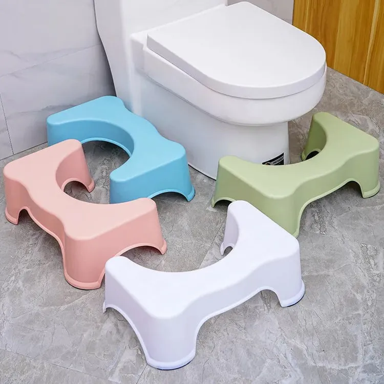 Home Poop Stool Non-slip Toilet Seat Stool Portable Squat Home Adult Constipation Bathroom Step Bathroom Accessories