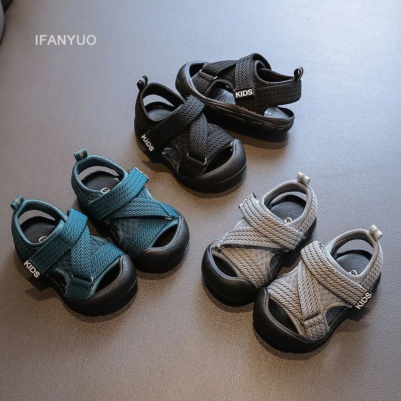 Baby Boys' Sandals Summer Toddlers Walking Shoes Soft Sole Anti Slip Girls' Shoes Infant Mesh Cool Children's Sandals baby shoes,kids shoes,children sandals,kids sandals