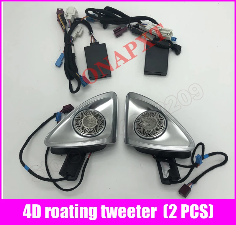 64 Colors Active Ambient Light For Benz For Maybach S-Class W223 2021+  LED Door Active Atmosphere Lamp 4D Tweeter Speaker Cover