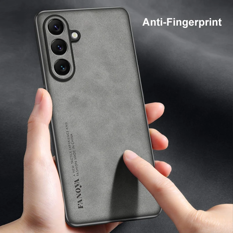 Luxury PU Leather Phone Case with Silicone Full Protection and Back Cover