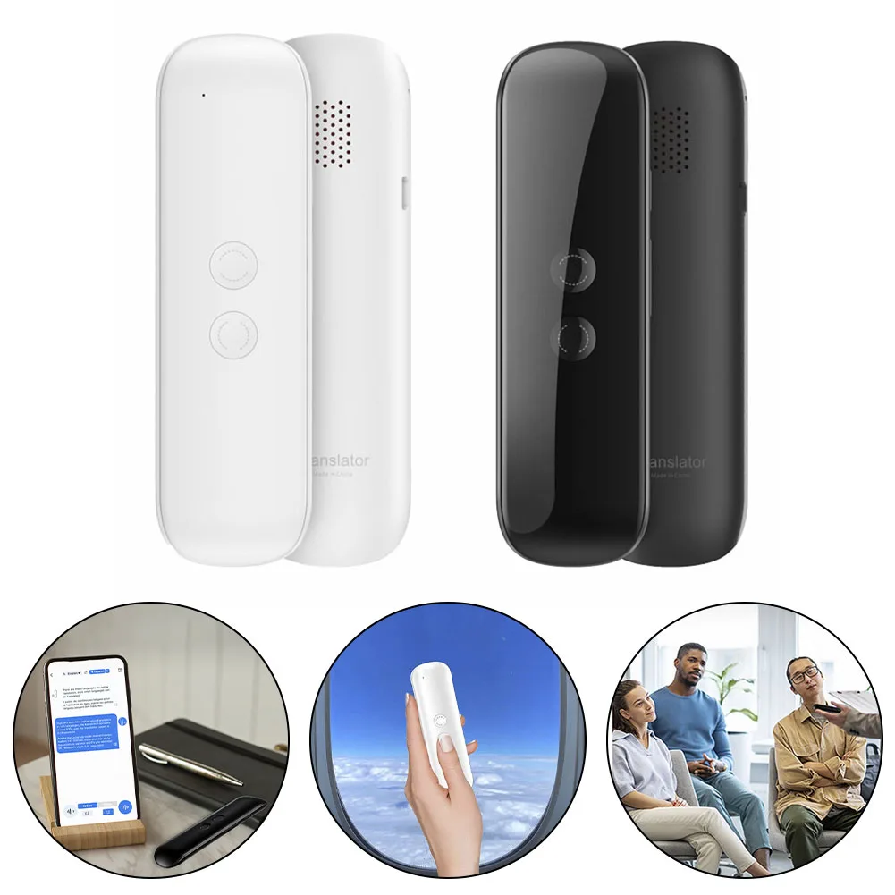 

Portable Voice Translator 144 Language Support Real-time Bluetooth-compatible Smart Voice AI Voice Photo Translator
