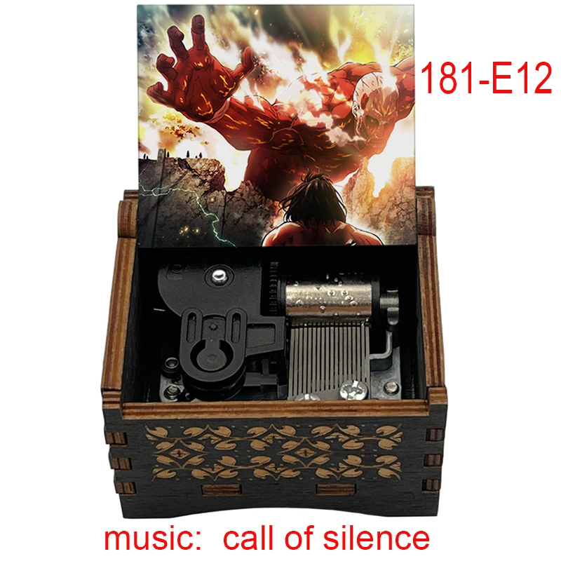 Anime Titan music call of silence Music Box Musical attack on Theme Fans Kids Festival New Year Gifts music box