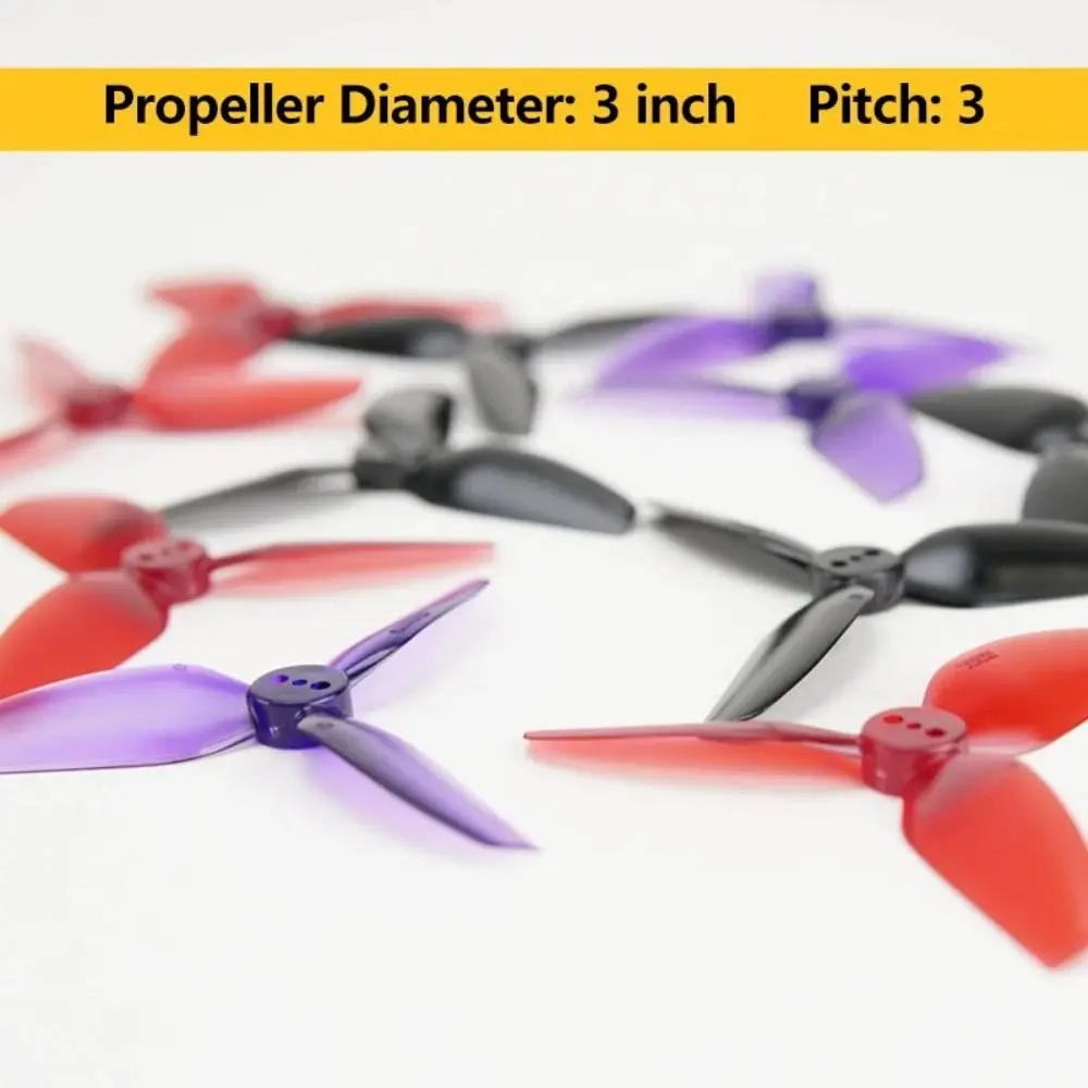Hélices HQProp T3X3X3 3 pouces 3 pales PC pour drone FPV course