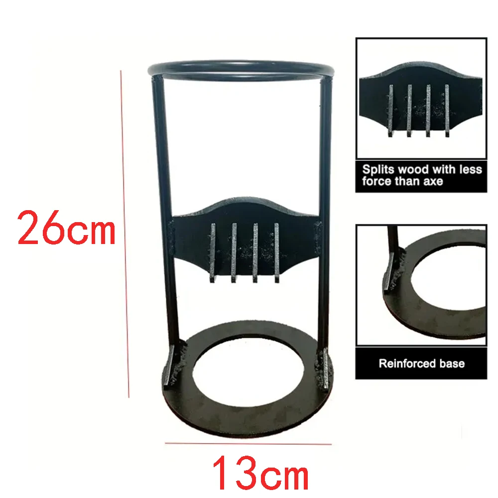 Manual Firewood Distributor,Firewood Distributor Wedge Hatchet ,Handmade Cast Iron Kindling Firewood Splitter,Outdoor Tool 6