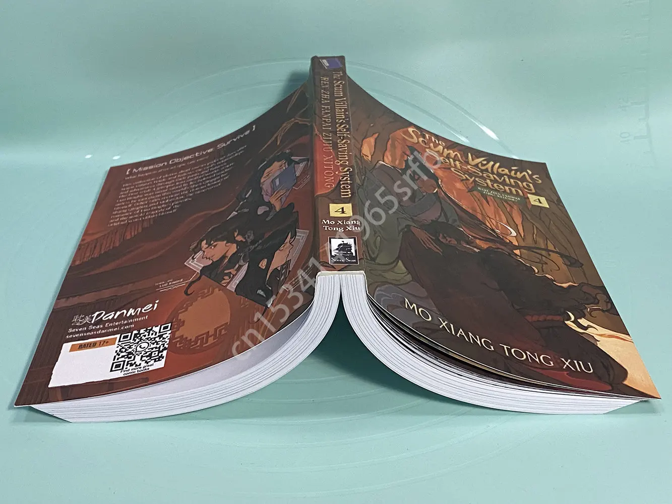 Фото Самосберегающая система The Scum Villain: Ren Zha Fanpai Zijiu Xitong Vol 4 манга комикс новая Фантастическая книга английская версия №2