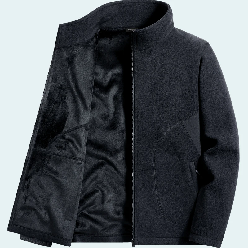 Male Winter Coat Oversize Jacket Heavy Cardigan Baseball Motorcycle Cold Camping Windshield Retro Techwear