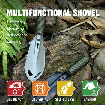 Multifunction Stainless Steel Camping Shovel 1