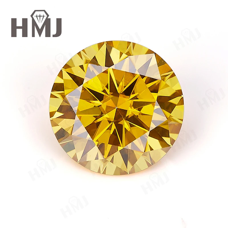 0,5-10ct Laborgezüchteter Moissanit in Grau, Champagner, Gold, Gelb, Granatapfelrot, Rundschliff, Ringe, Ohrringe, Perlenherstellung, DIY-Geschenk – Detail 36