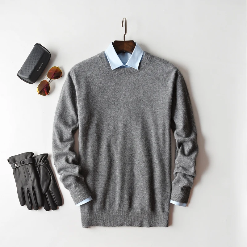 Cashmere cotton sweater men 2024 autumn winter jersey Jumper Robe hombre pull homme hiver pullover men o-neck Knitted sweaters 6