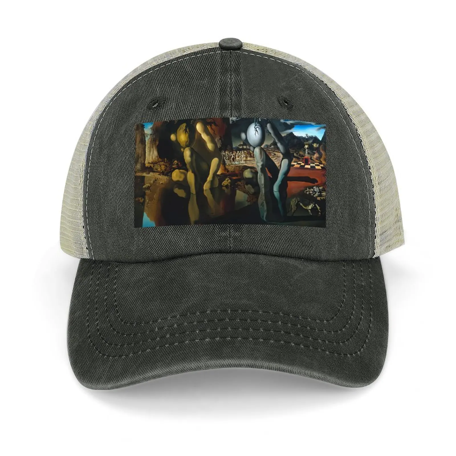 

salvador dali famous paintings, salvador dalí art style, salvador dalí artwork Cowboy Hat New Hat Rugby Boy Child Women's