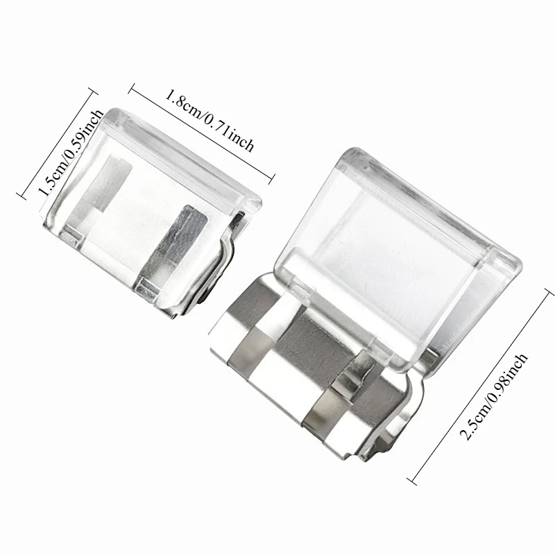 10Pcs 바느질 클립 옷 바지 가장자리 고정을위한 미끄럼 방지 헤밍 클립 DIY 공예 의류 바느질 액세서리