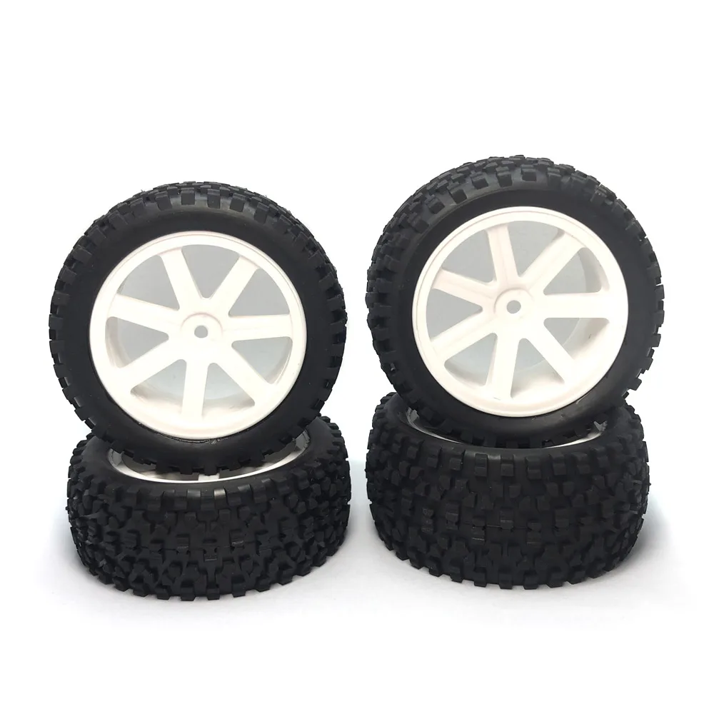 Upgrade Original Wltoys XK 144001 144010 124018 124019 124017 124016 Vorder- und Hinterreifen 12 HEX für 1/12 1/14 1/16 RC Offroad-Auto – Detail 2