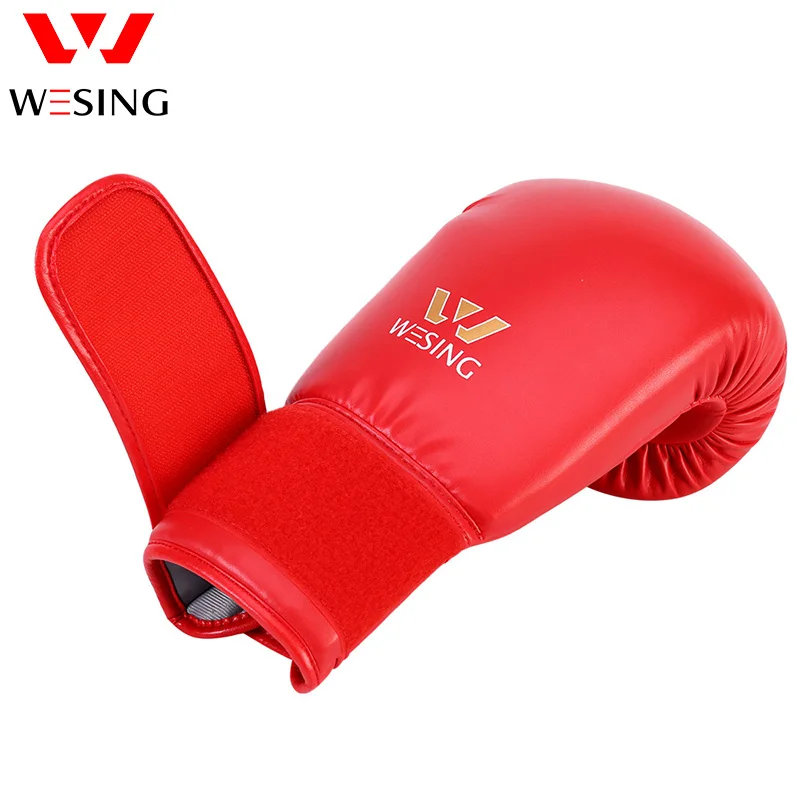Wesing Professional Boxing Gloves Sanda Training Competition Adult Punching Mitts Luva Muay Thai Guantes De Boxeo boxing gloves