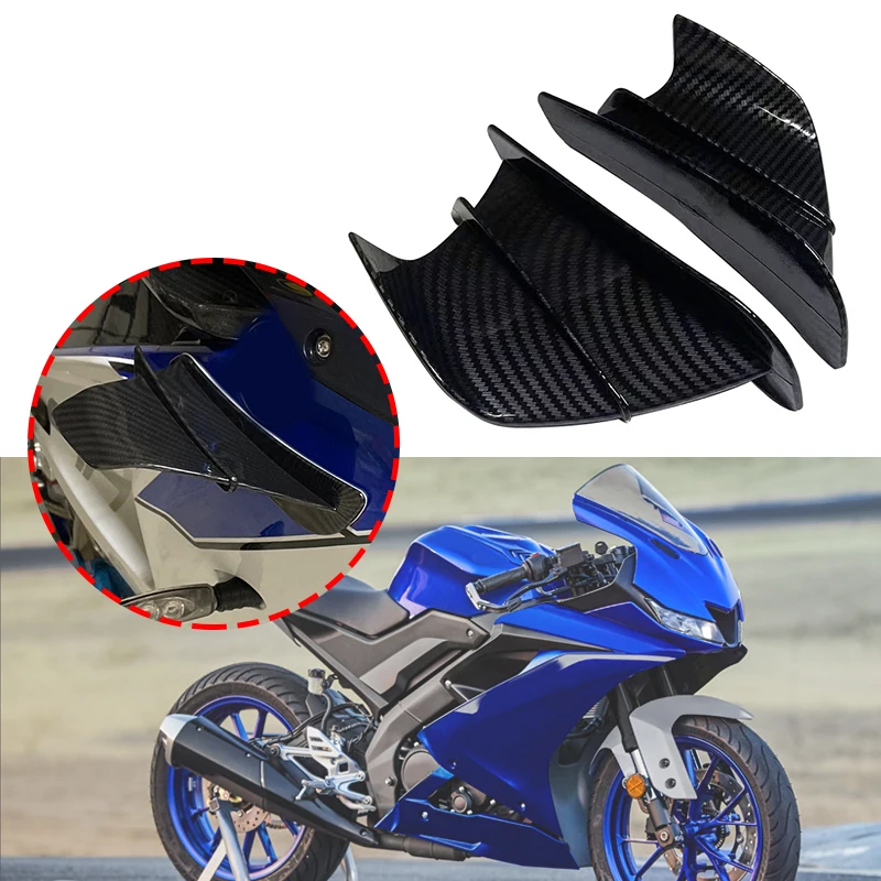 Aliette Aerodinamiche Universali Per Moto - Winglet In Plastica Per YZF R1/R6/S1000RR - Foto 2