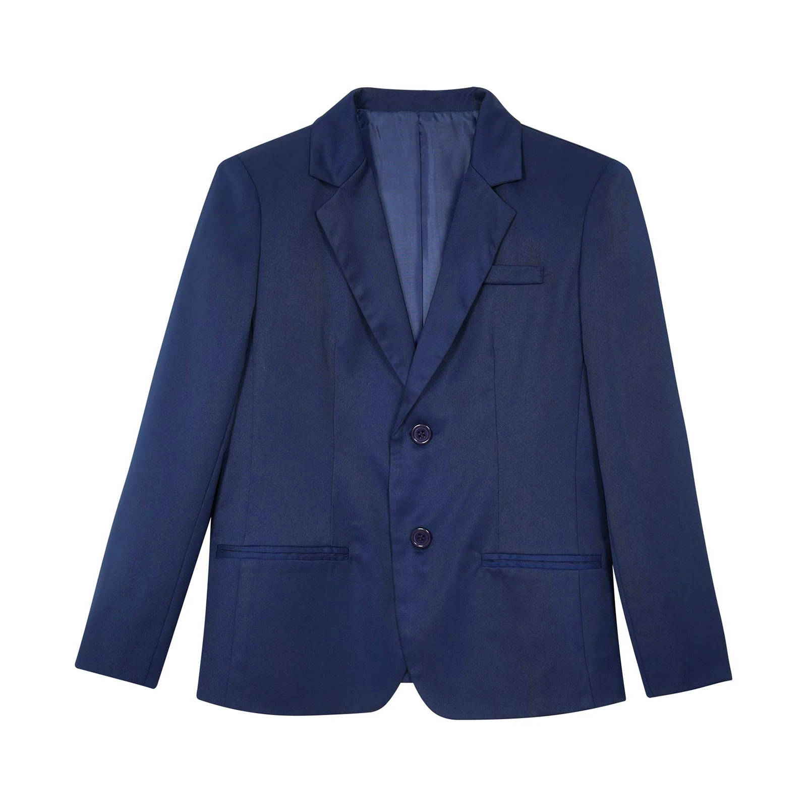 Boys Suit Set Teen Boys Notched Lapel Shoulder Pads Blazer Coat Formal Gentleman Suit Christmas Wedding Birthday Party Prom Evening Jacket