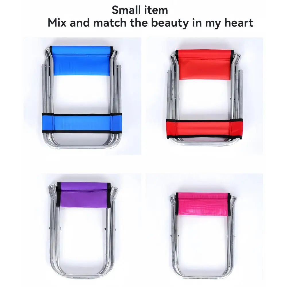 Folding Chair Outdoor Folding Chair Stainless Steel Folding Stool Portable Backrest Chair Outing Backrest Mazar