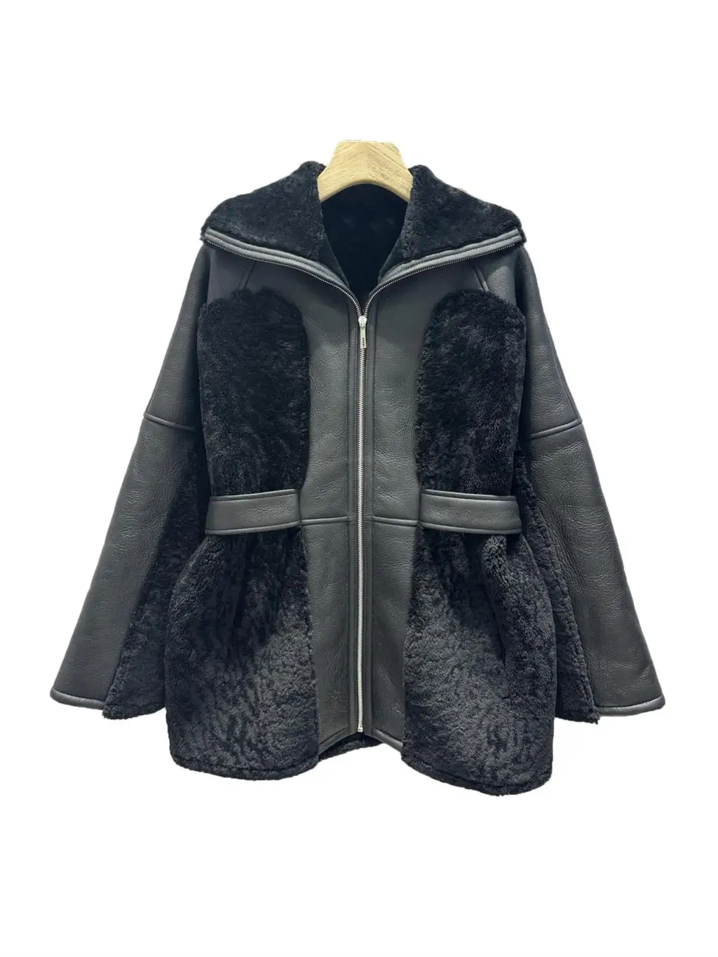 

Fur one coat fashion casual personality handsome comfortable versatile 2024 fall and winter new 1120