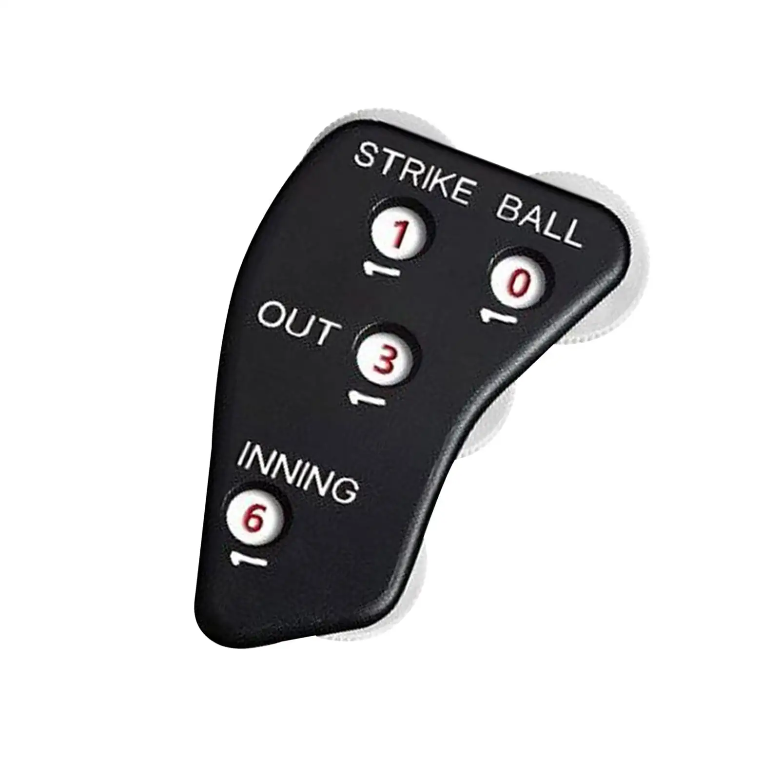 Baseball Umpire , Baseball Umpire Equipment 8cmx6cm Score Counter Black Softball Umpire Gear Indicator for Ball Strike Pocket